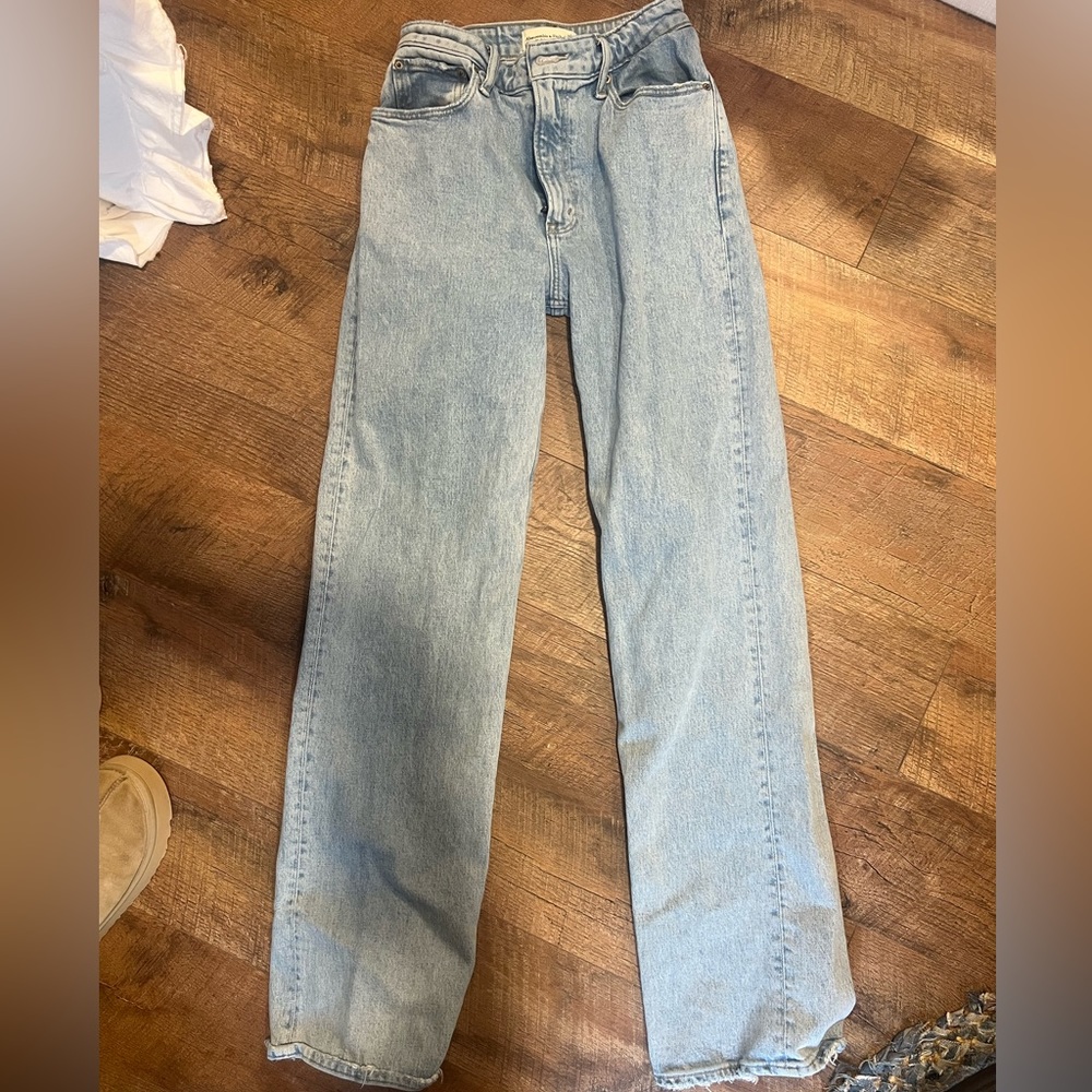 Abercrombie 90s curve love relaxed high rise jeans